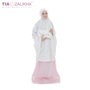 Telekung Petrea Collection - White