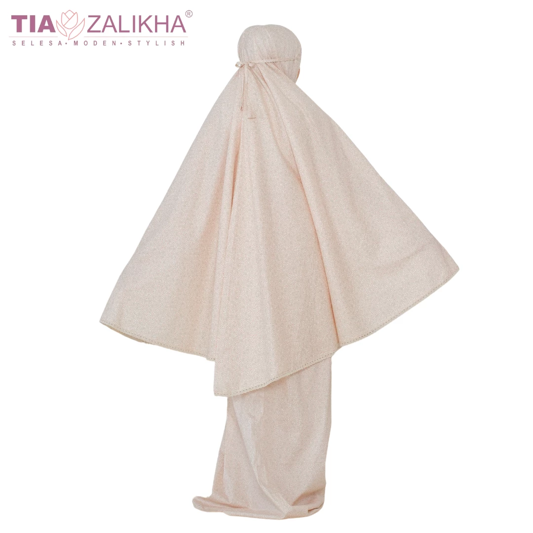 Telekung Seroja Collection - cream