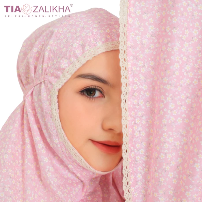 Telekung Seroja Collection - pink