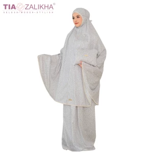 Telekung Seroja Collection - Grey