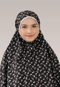Telekung Khadeja Collection - Black