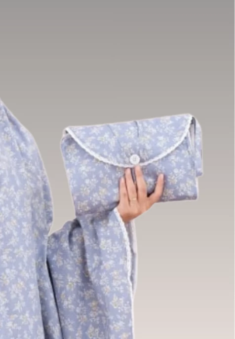 Telekung Petrea Collection - Grey