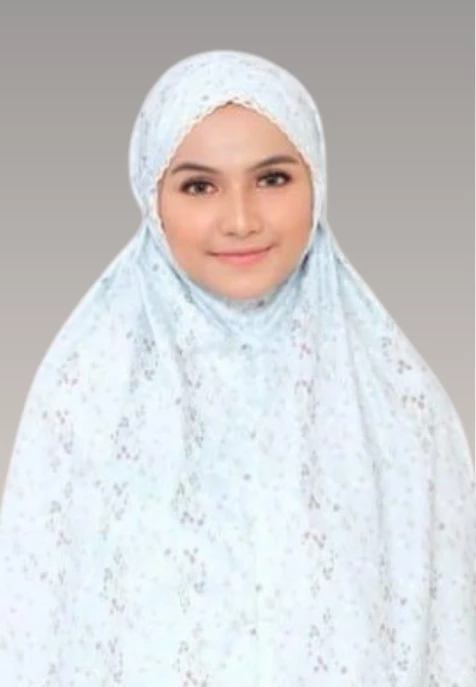 Telekung Dahlia Collection - blue