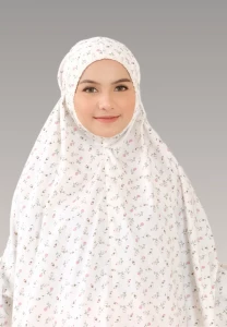 Telekung Khadeja Collection - White