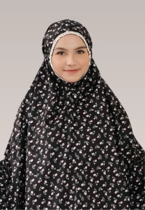 Telekung Khadeja Collection - Black