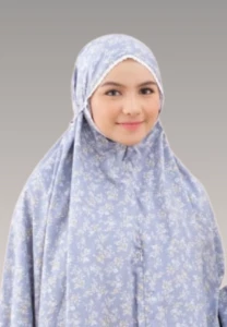Telekung Petrea Collection - Grey