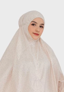 Telekung Seroja Collection - cream