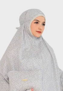 Telekung Seroja Collection - Grey