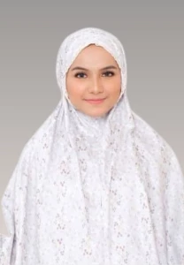 Telekung Dahlia Collection - grey