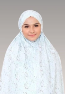Telekung Dahlia Collection - blue
